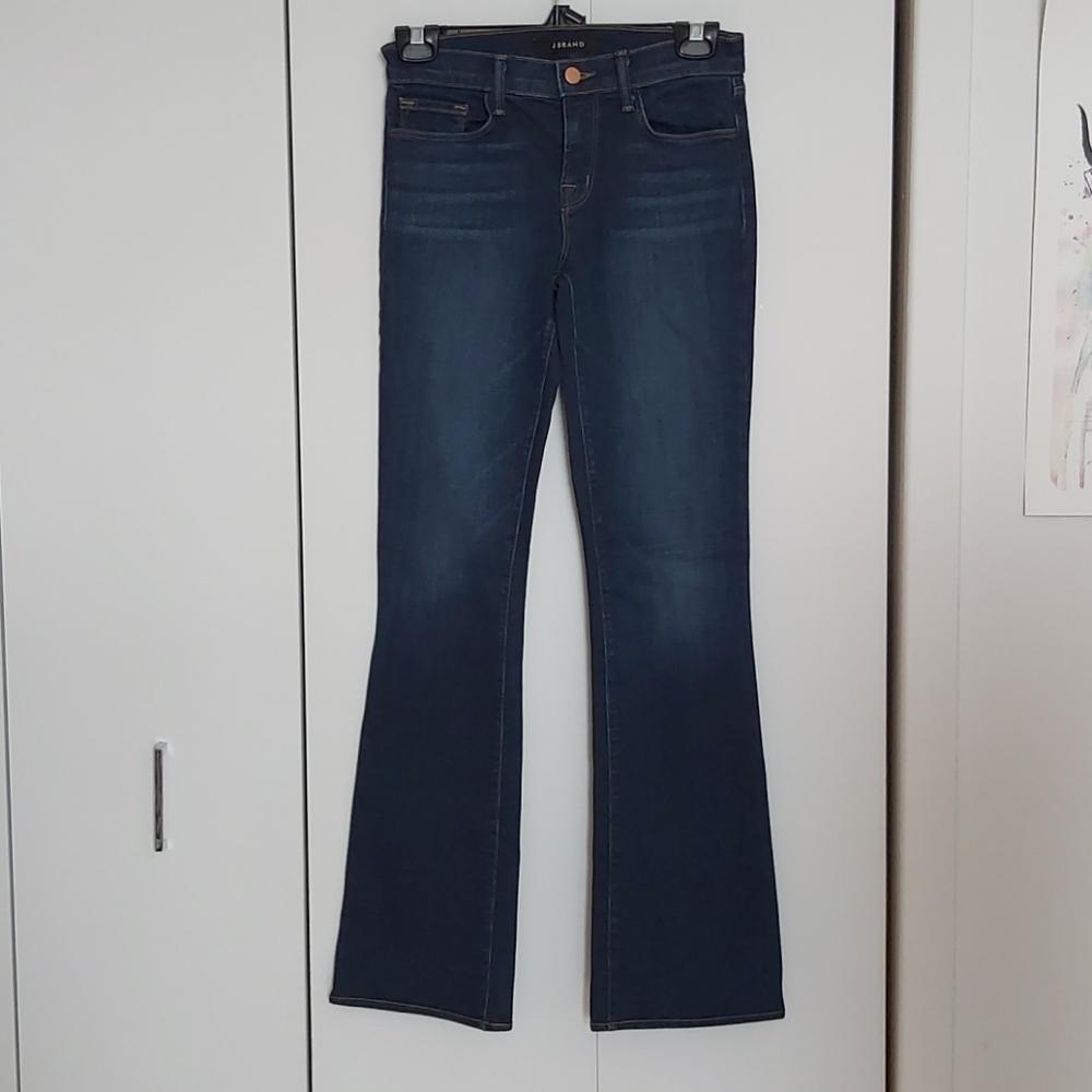 J Brand Dark Blue Boot Cut Jeans